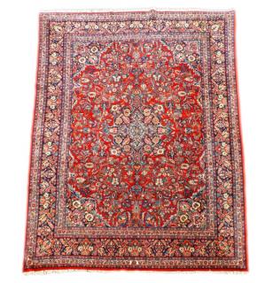 Appraisal: Hand Woven Persian Sultanabad ' x ' Wool Iran Floral