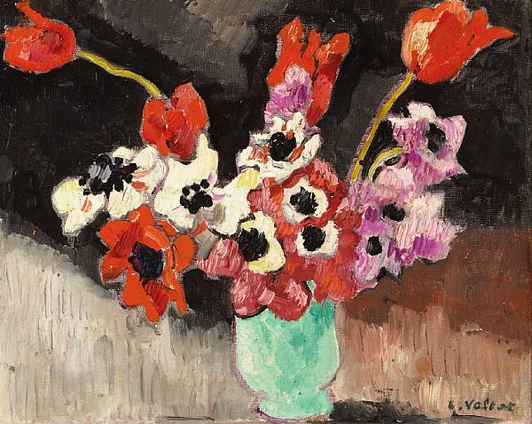 Appraisal: n a Louis Valtat French - Anemones signed 'L Valtat'