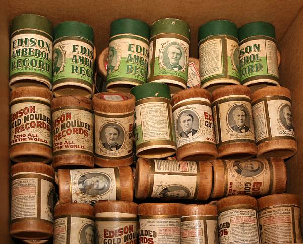 Appraisal: A collection of Edison piano rolls