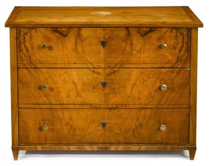 Appraisal: Biedermeier birch commode early th century