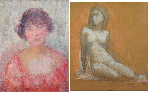 Appraisal: Property of a South Pasadena Collector A Female Nude A