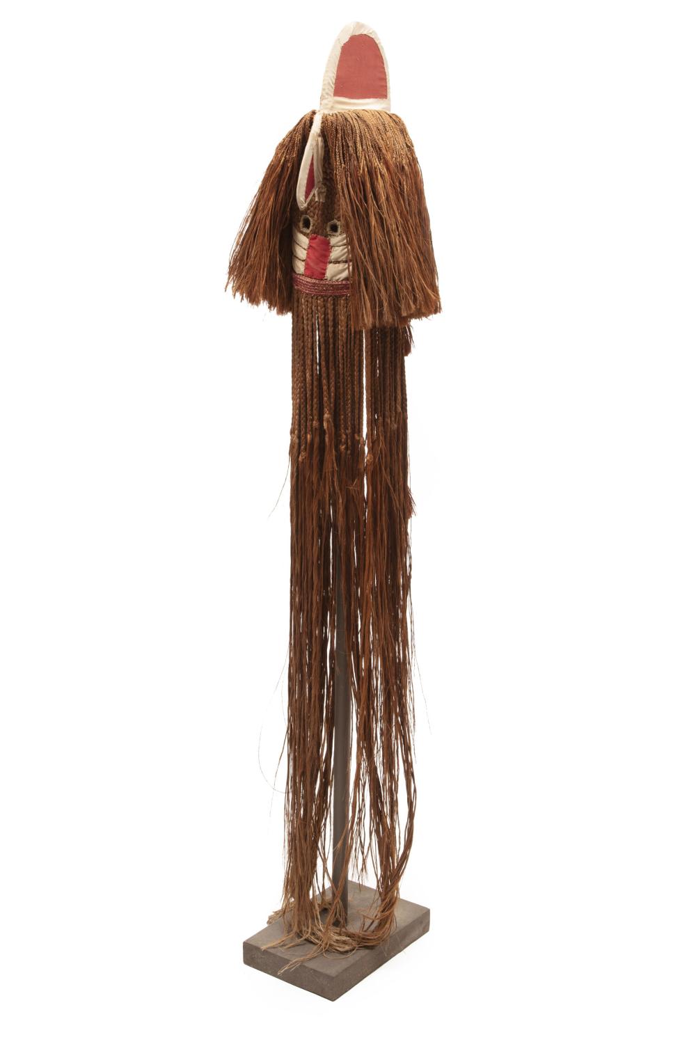 Appraisal: African Bobo Tere Mask Burkina Faso fibers twine dyes and