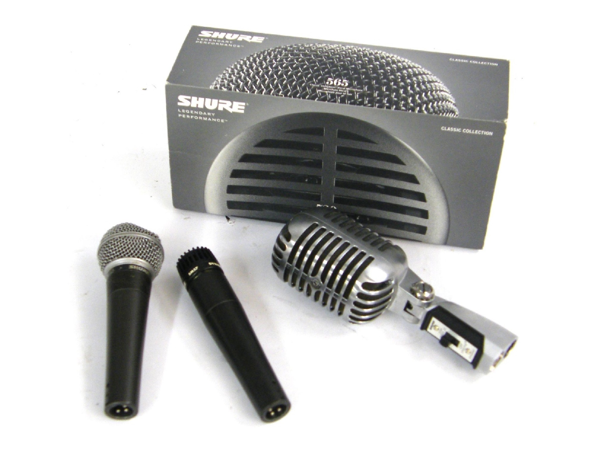 Appraisal: Shure Classic collection SH vocal microphone together with a Shure