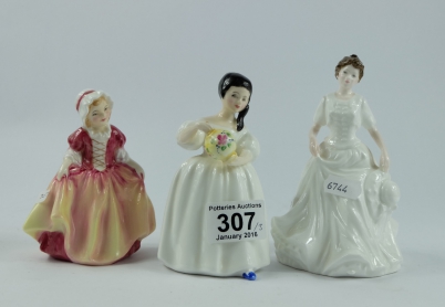 Appraisal: Royal Doulton small lady figures Mandy HN Harmony HN and