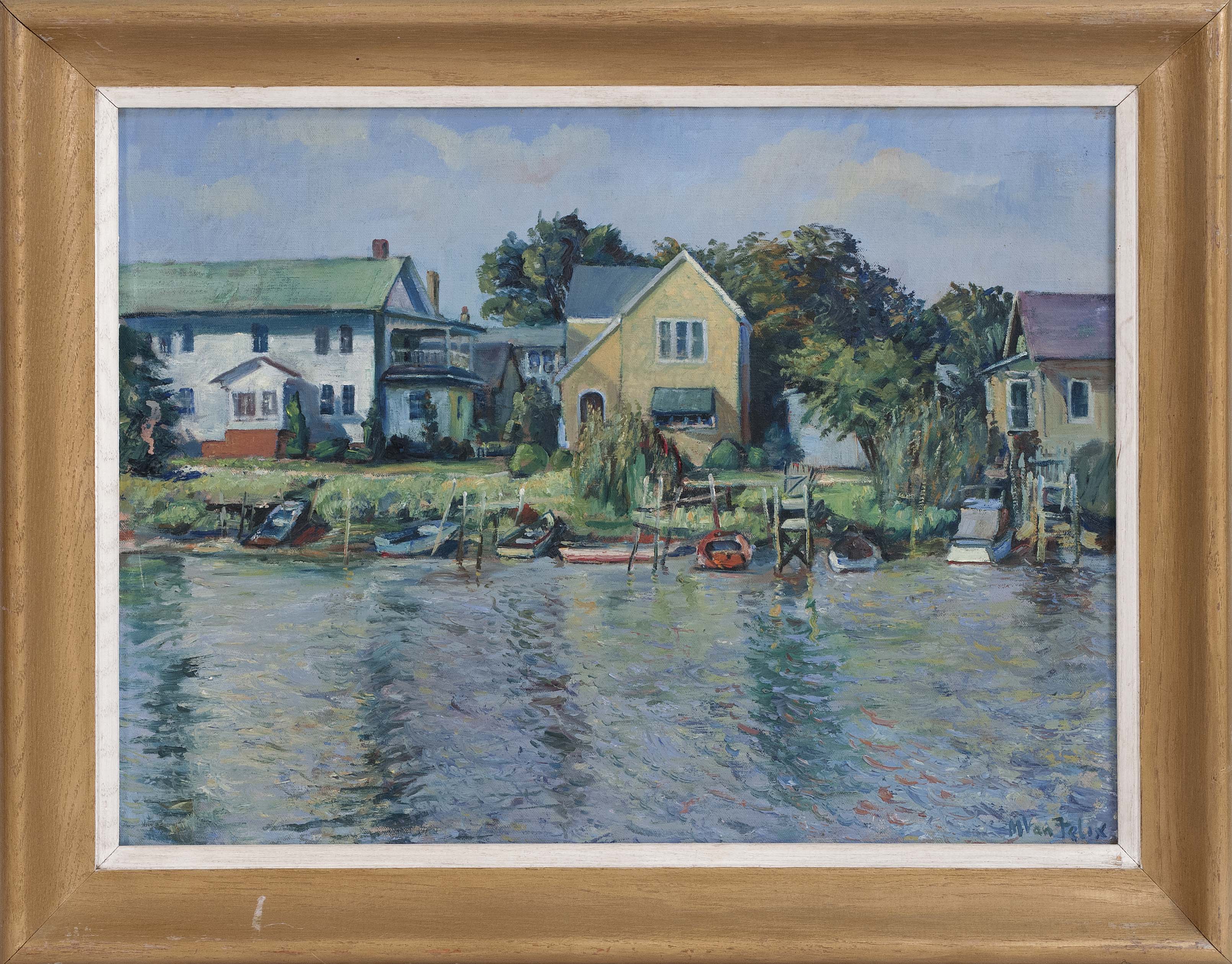 Appraisal: MAURICE VAN FELIXNew Jersey Poland - Lakes Bay at Pleasantville