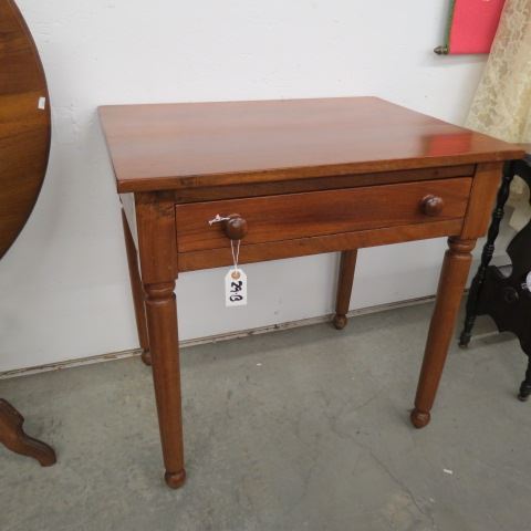 Appraisal: Cherry One Drawer Stand th century