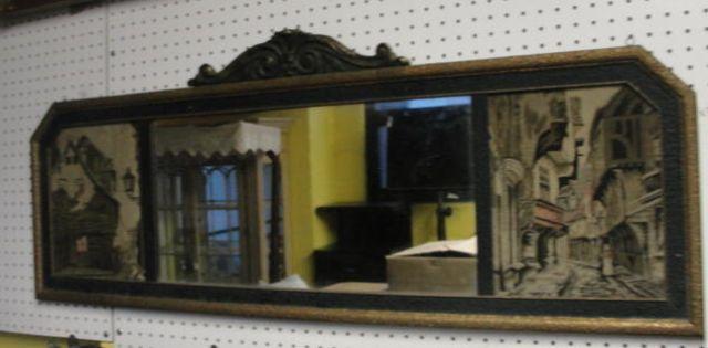 Appraisal: Art Deco Triptych Mirror From a Long Island estate Dimensions