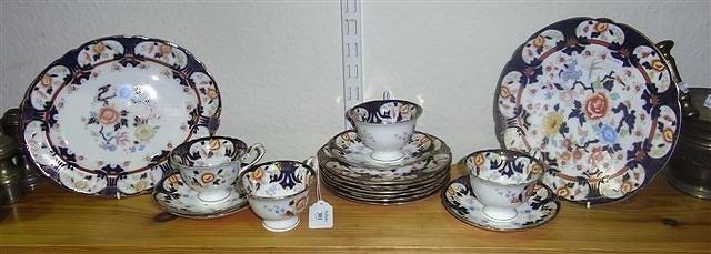 Appraisal: A SHELLEY WILEMAN PART TEASET in the Imari style comprising