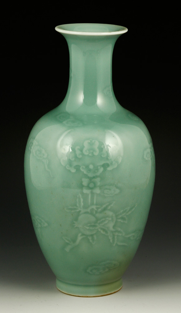 Appraisal: - Chinese Celadon Porcelain Vase Celadon porcelain vase China with