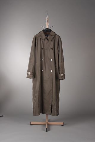 Appraisal: Giorgio Armani dark brown full length all weather coat with