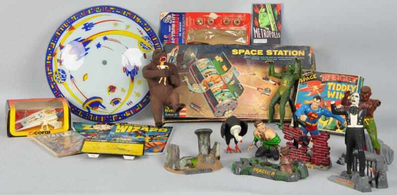 Appraisal: Miscellaneous Lot of Space Items Description Includes mostly monsters Hunchback