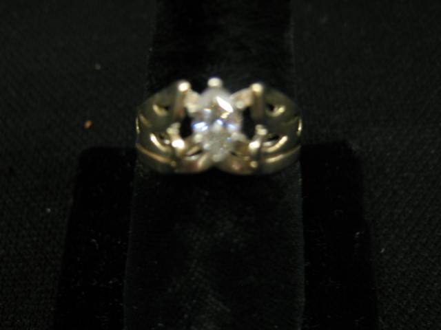 Appraisal: Diamond Ring carat marquise diamond SI- I-color in k yellow