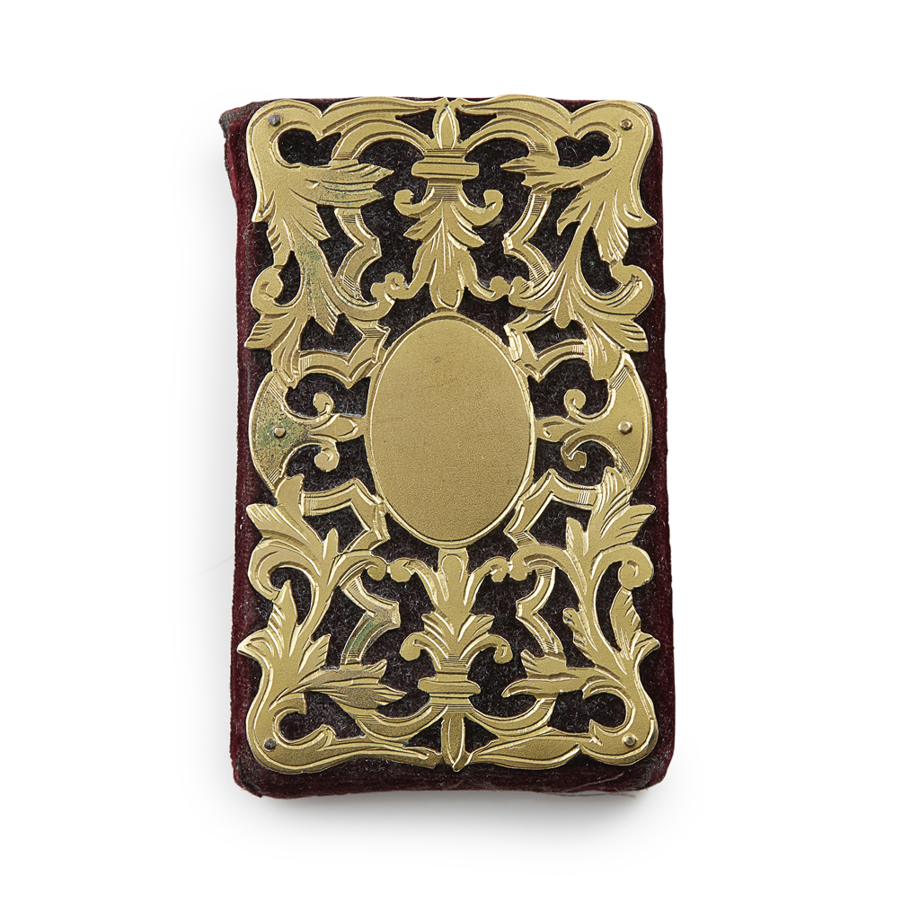 Appraisal: ROYAL INTEREST - A VICTORIAN POCKET ALMANAC CIRCA the red