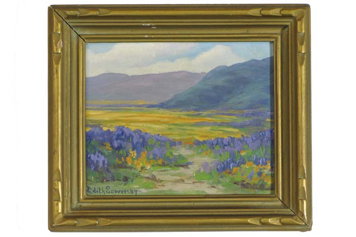 Appraisal: EDITH LAVINA SOWERSBY OIL ON ART BOARD California - Titled