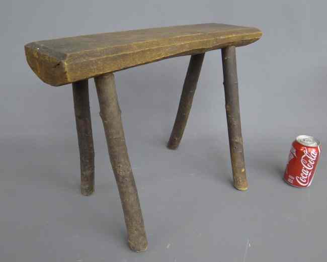 Appraisal: Adirondack stool '' W '' Ht