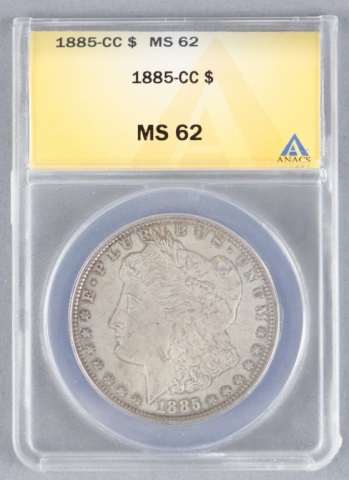 Appraisal: -CC MorganA very scarce issue with low mintage This coins