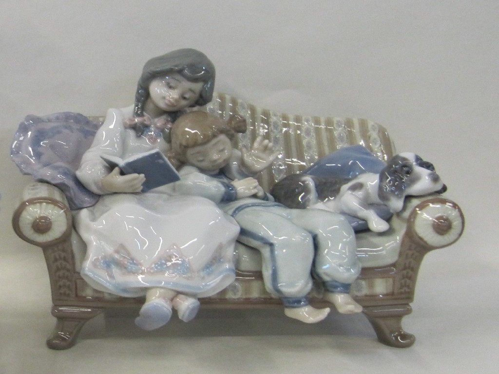 Appraisal: Lladro group 'Big Sister' produced - sculpted by Francisco Polope