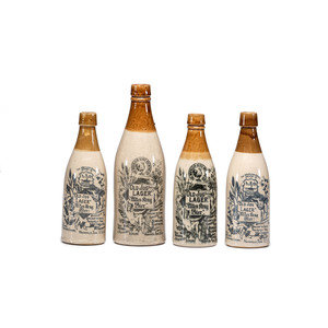 Appraisal: Four Moerlein-Gerst Brewing Co Stoneware Bottles Nashville Tennessee Circa two