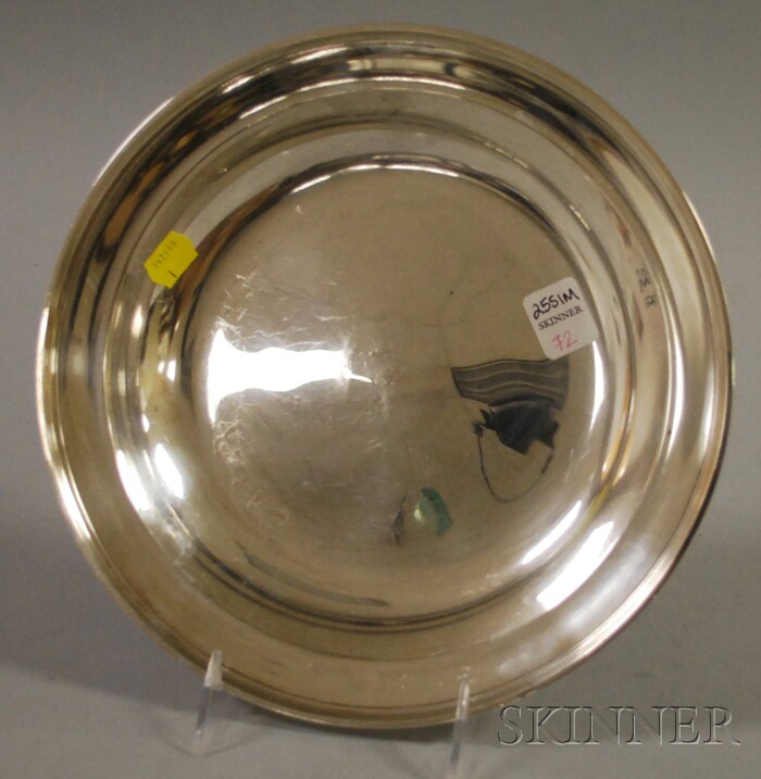 Appraisal: Gorham Sterling Silver Shallow Serving Bowl ht dia in approx