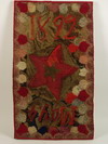 Appraisal: HOOKED RUG - x - Free hand figural hooked area