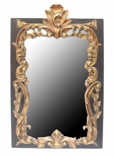 Appraisal: Baroque Style Foliate Framed Mirror Late th century Baroque style