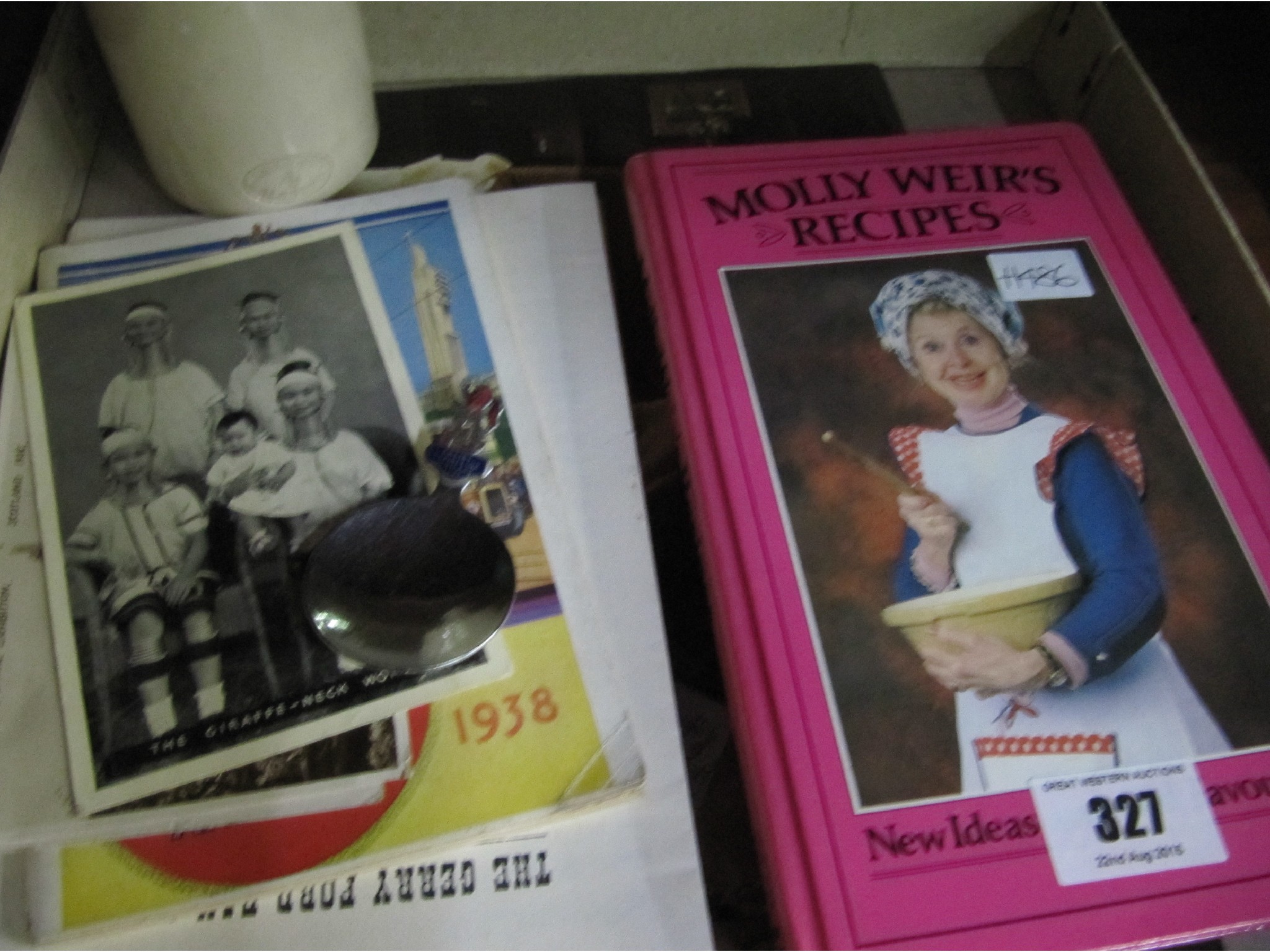 Appraisal: A lot comprising a Molly Weir recipe book a Glasgow