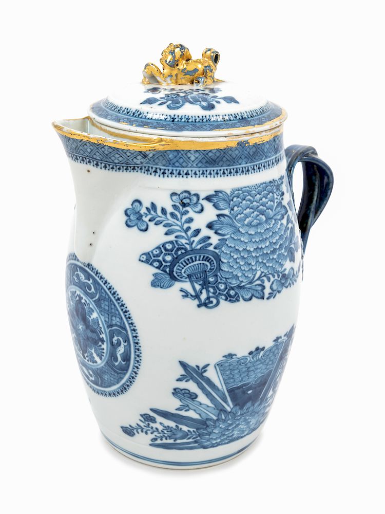 Appraisal: A Chinese Export Blue Fitzhugh Porcelain Pitcher A Chinese Export