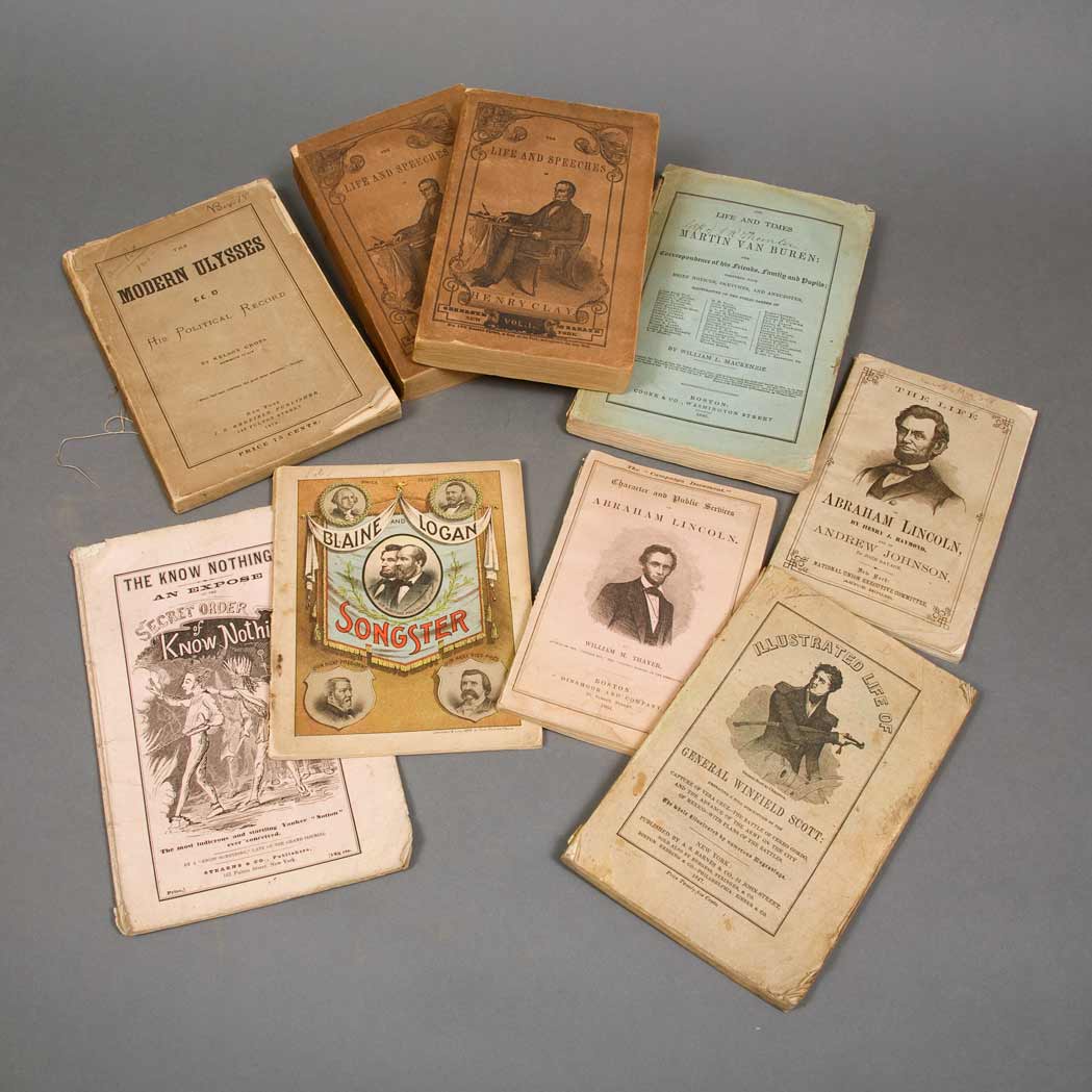 Appraisal: AMERICANA Collection of approximately twenty-five th century political books and