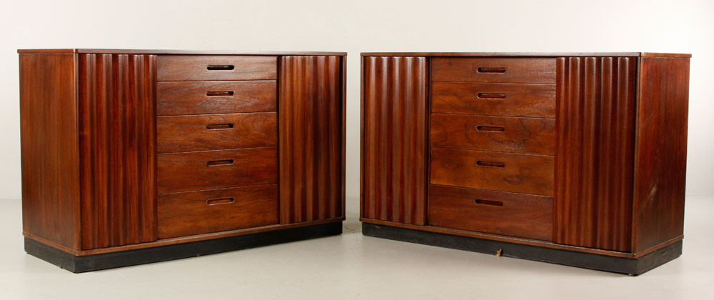 Appraisal: - Wormley for Dunbar Cabinets Edward Wormley - for Dunbar