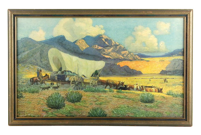 Appraisal: Robert Wesley Amick Framed Print This is a framed print