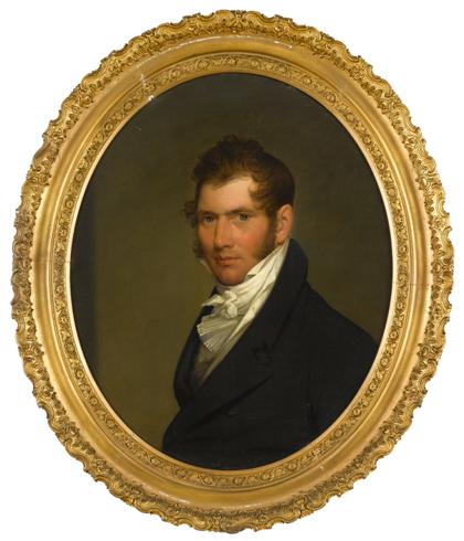 Appraisal: School of Gilbert Stuart - portrait of a young man