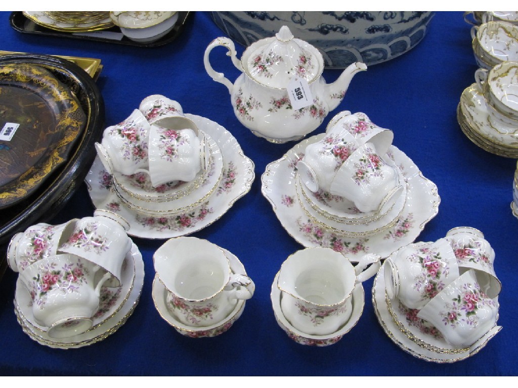 Appraisal: Royal Albert 'Lavender Rose' pattern teaset