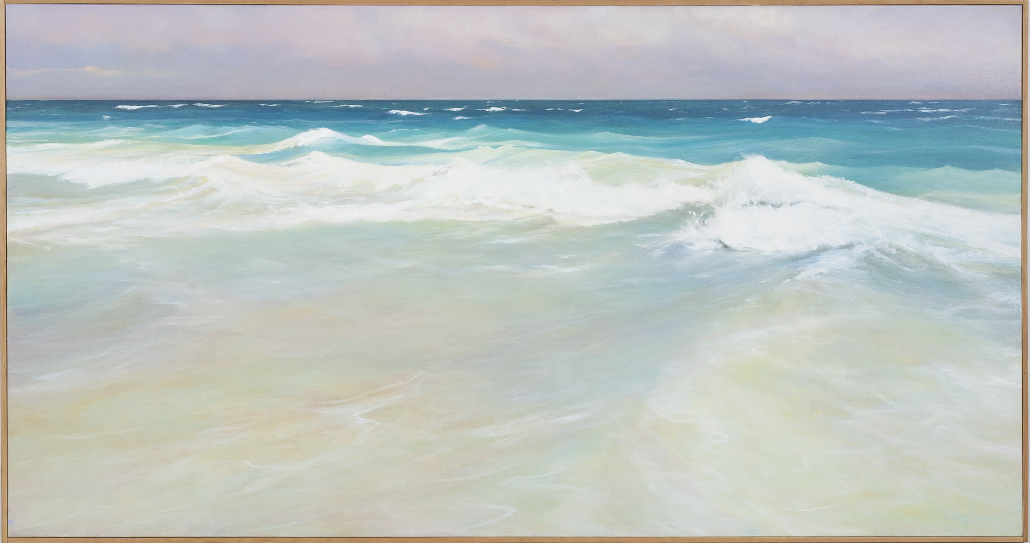 Appraisal: BARBARA WYLANCape Cod ContemporaryThe Atlantic in April Signed lower right