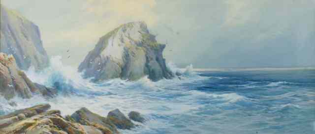 Appraisal: RUBENS SOUTHEY - On the turn of the tide Bedruthan