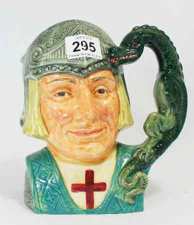 Appraisal: Royal Doulton Large Character Jug St George D