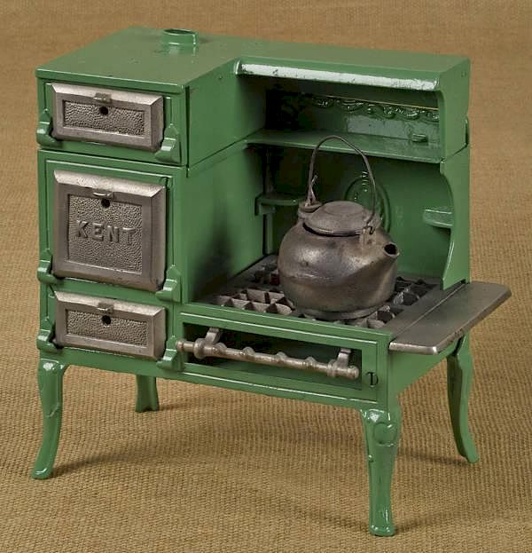 Appraisal: Kenton cast iron Kent toy gas stove with a stee