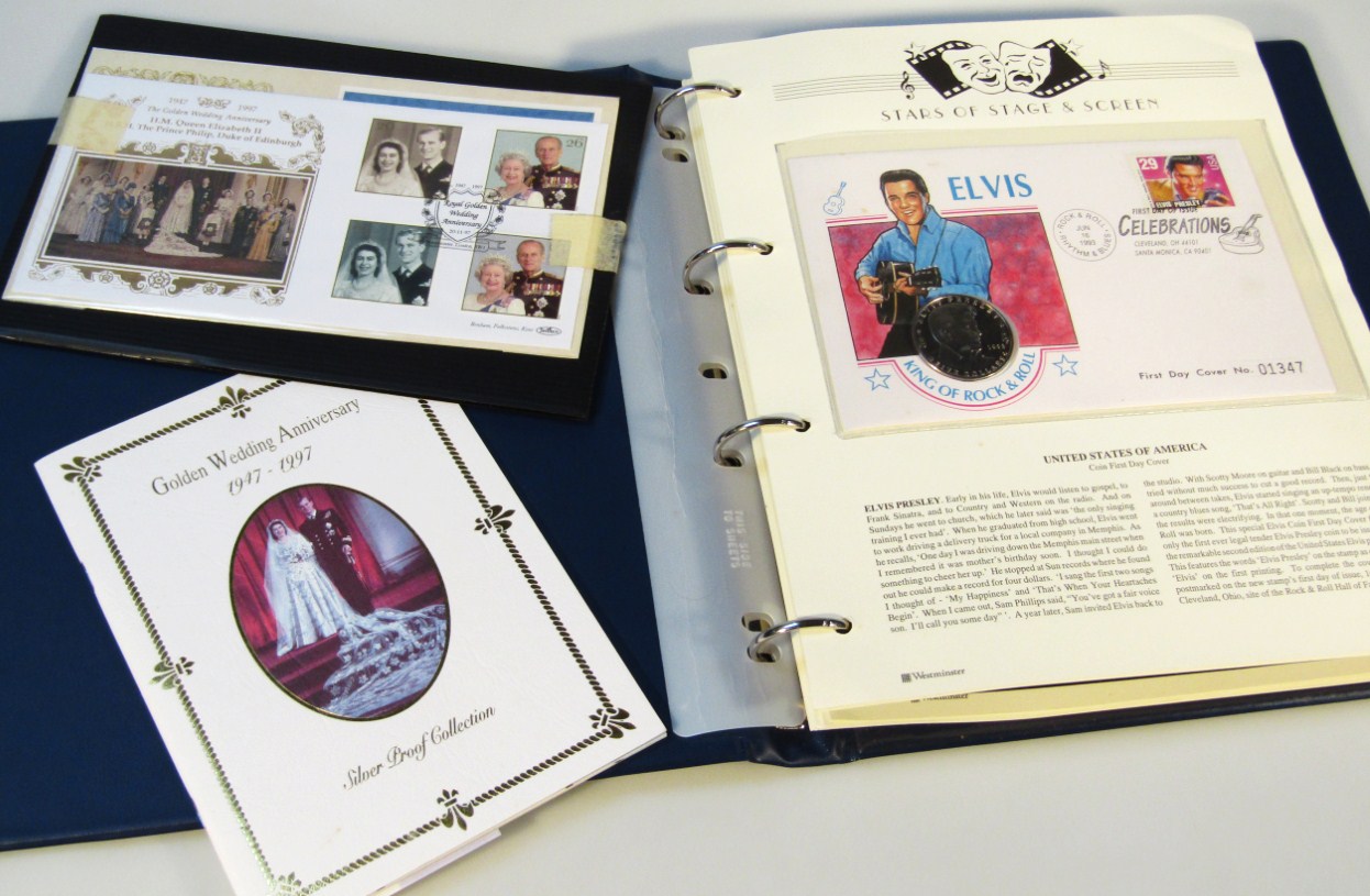 Appraisal: Various first day covers Elvis Presley related to include August