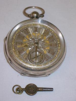 Appraisal: A VICTORIAN SILVER POCKET WATCH the fusee movement by C