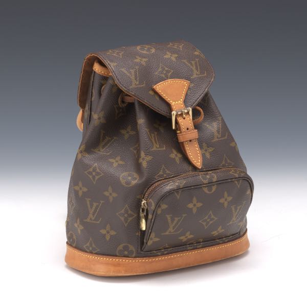 Appraisal: LOUIS VUITTON MINI MONTSOURIS BACKPACK x x Monogram canvas body