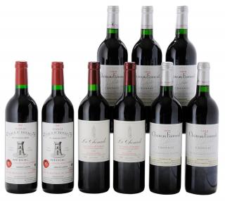 Appraisal: Nine Bottles French Wine including two bottles of Denis Durantou