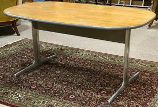 Appraisal: George Nelson for Herman Miller racetrack conference table George Nelson