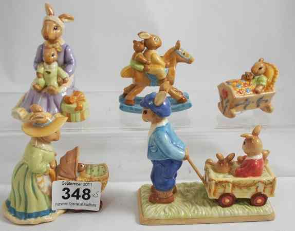 Appraisal: Royal Doulton Bunnykins A Ride Though The Park RDB All