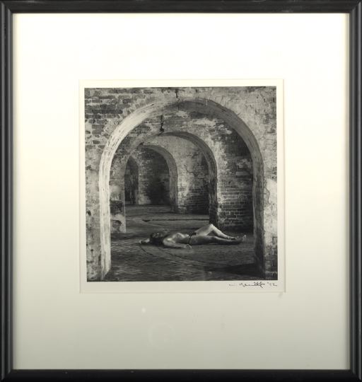 Appraisal: Wallace Merritt American New Orleans Contemporary Under the Arches gelatin