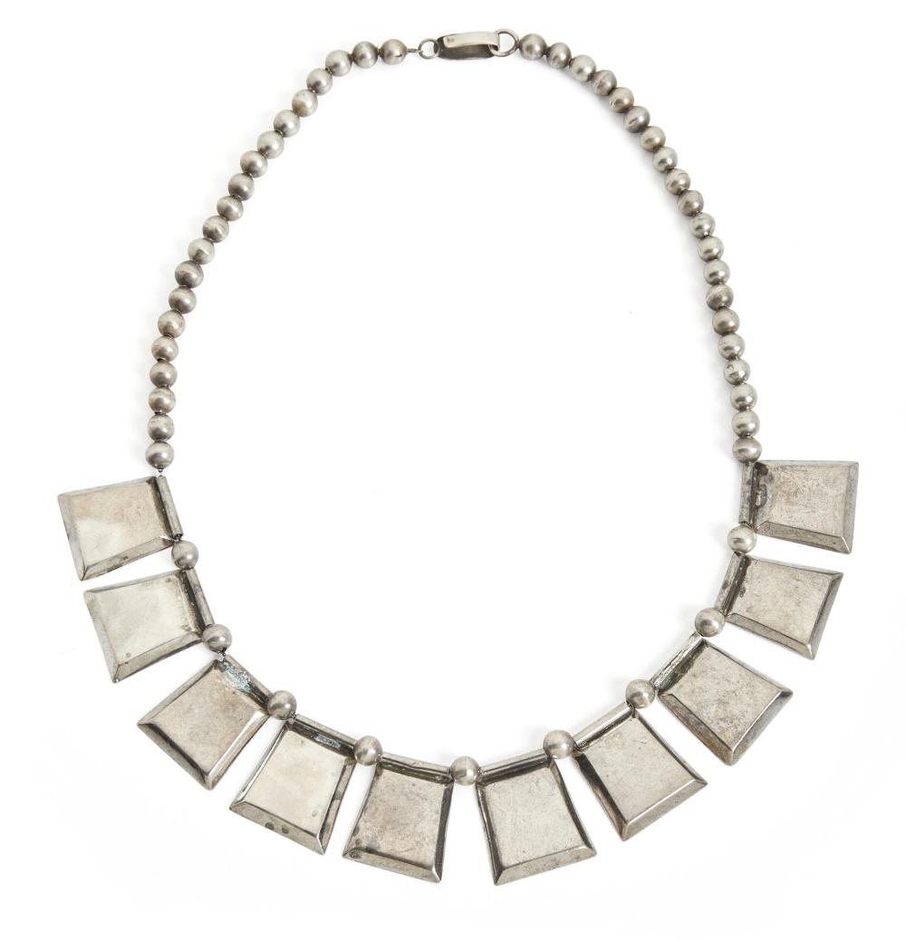 Appraisal: A William Spratling silver necklace - First Design Period Taxco