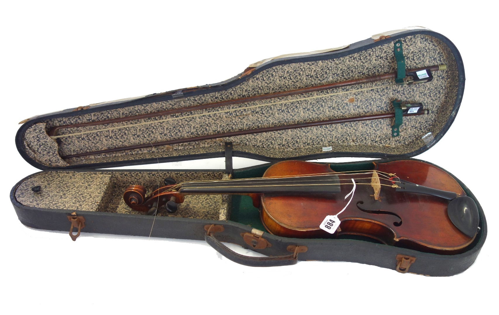 Appraisal: A violin th th century interior label reads 'Antonius Stradivarius