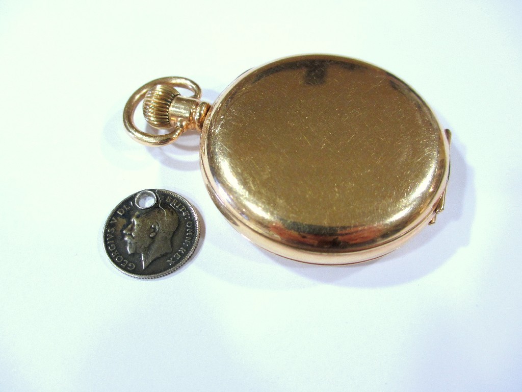 Appraisal: A Dennison rolled gold hunter pocket watch and a silver