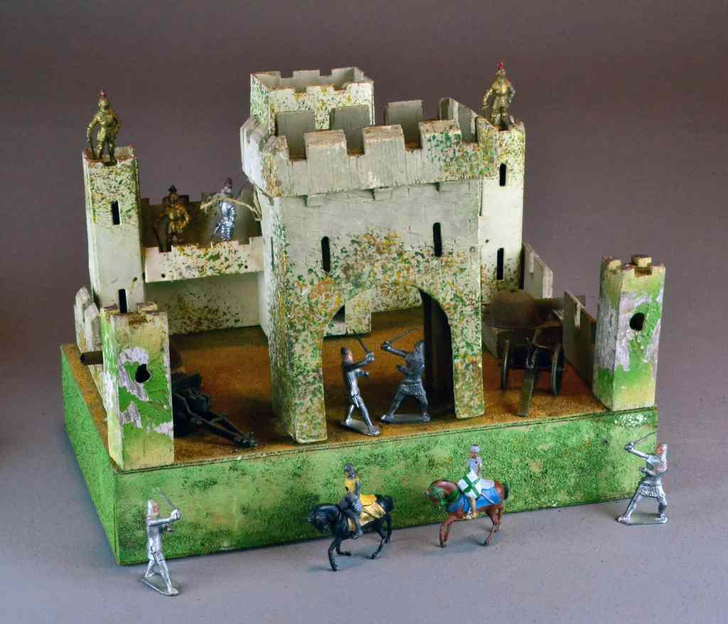 Appraisal: A British Model Of A Fort Toy SoldiersA wood and