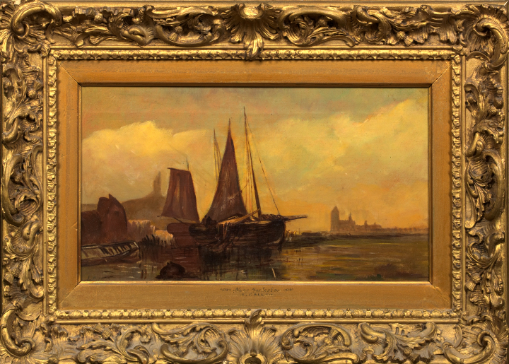 Appraisal: John Callow British - Near Gorleston oil on canvas -