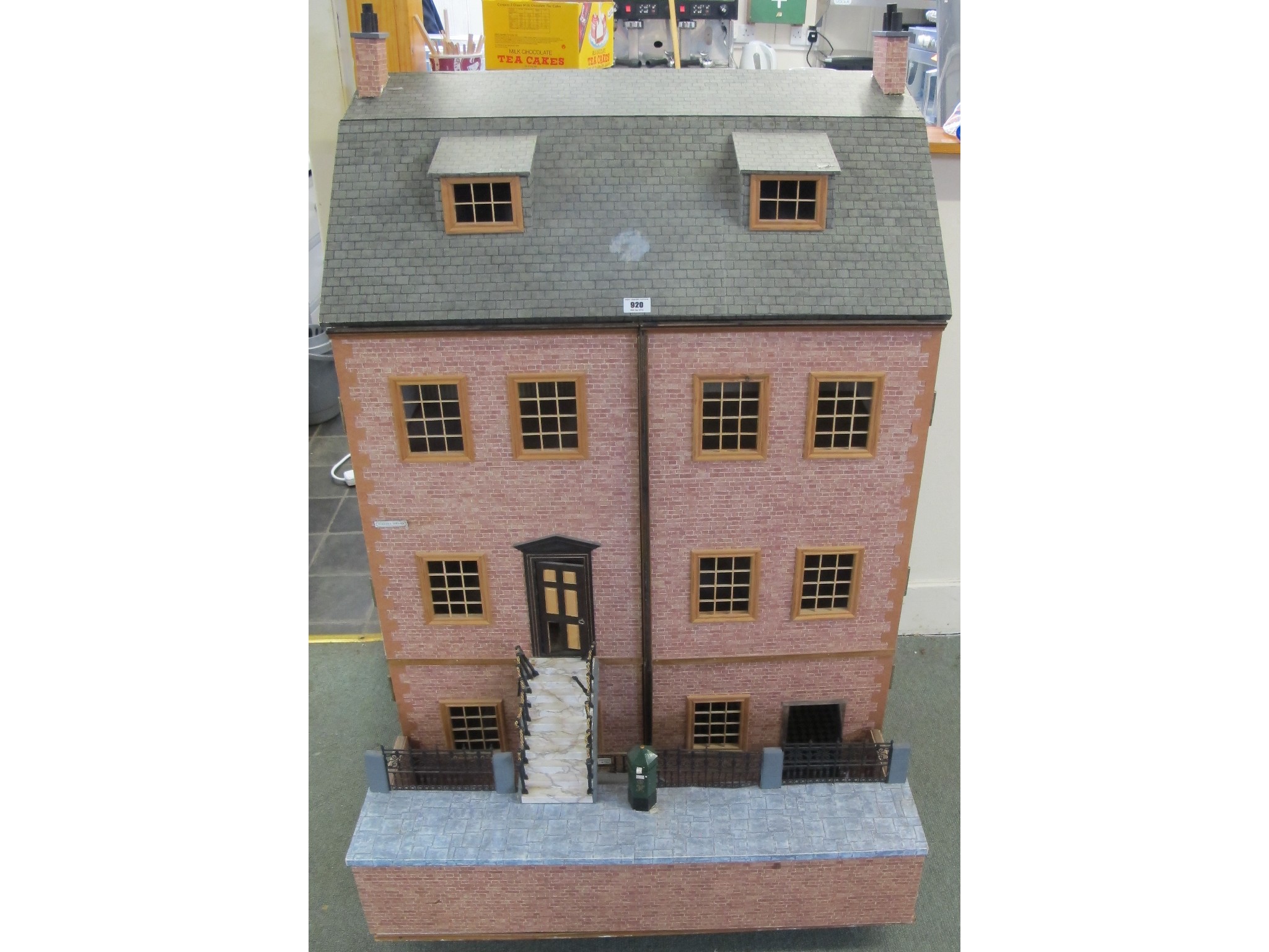 Appraisal: A large four story doll's house x x cm