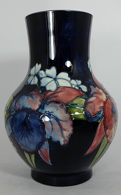 Appraisal: Moorcroft large vase decorated in the orchid design signed Walter